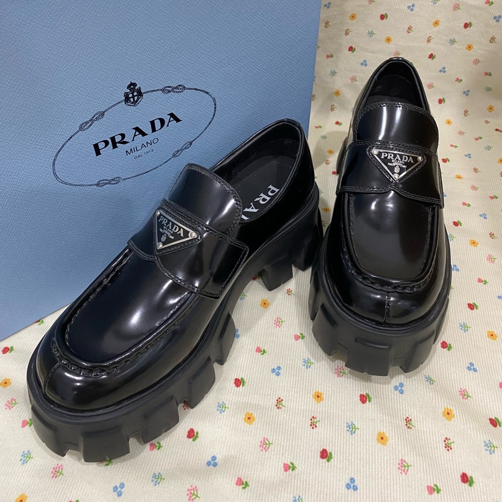Prada Women's Black Loafers